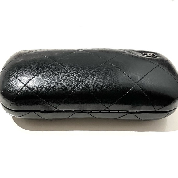 Chanel Black Quilted Glasses Case - Picture 6 of 6